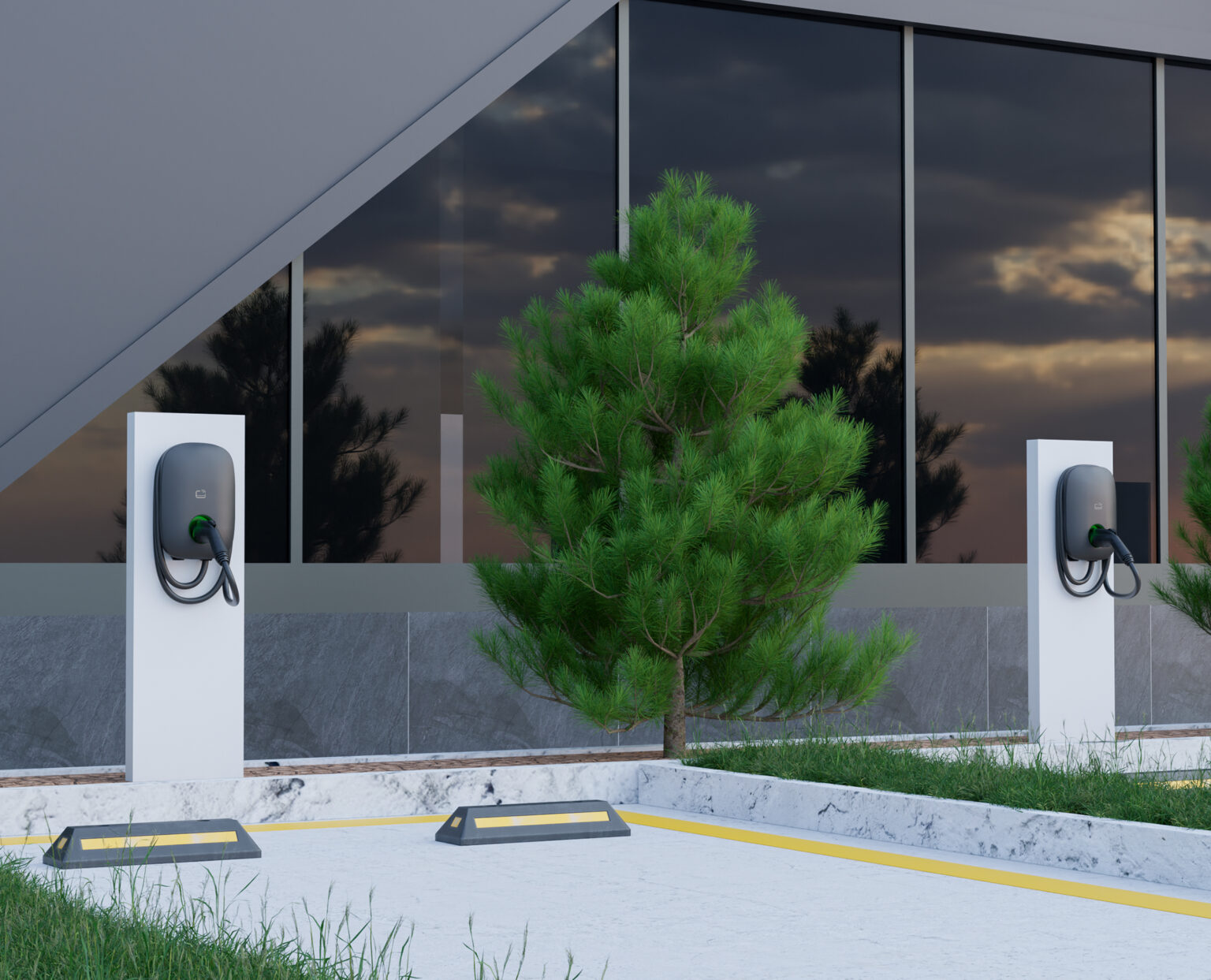 EVC12-NA Commercial EV Charging Station