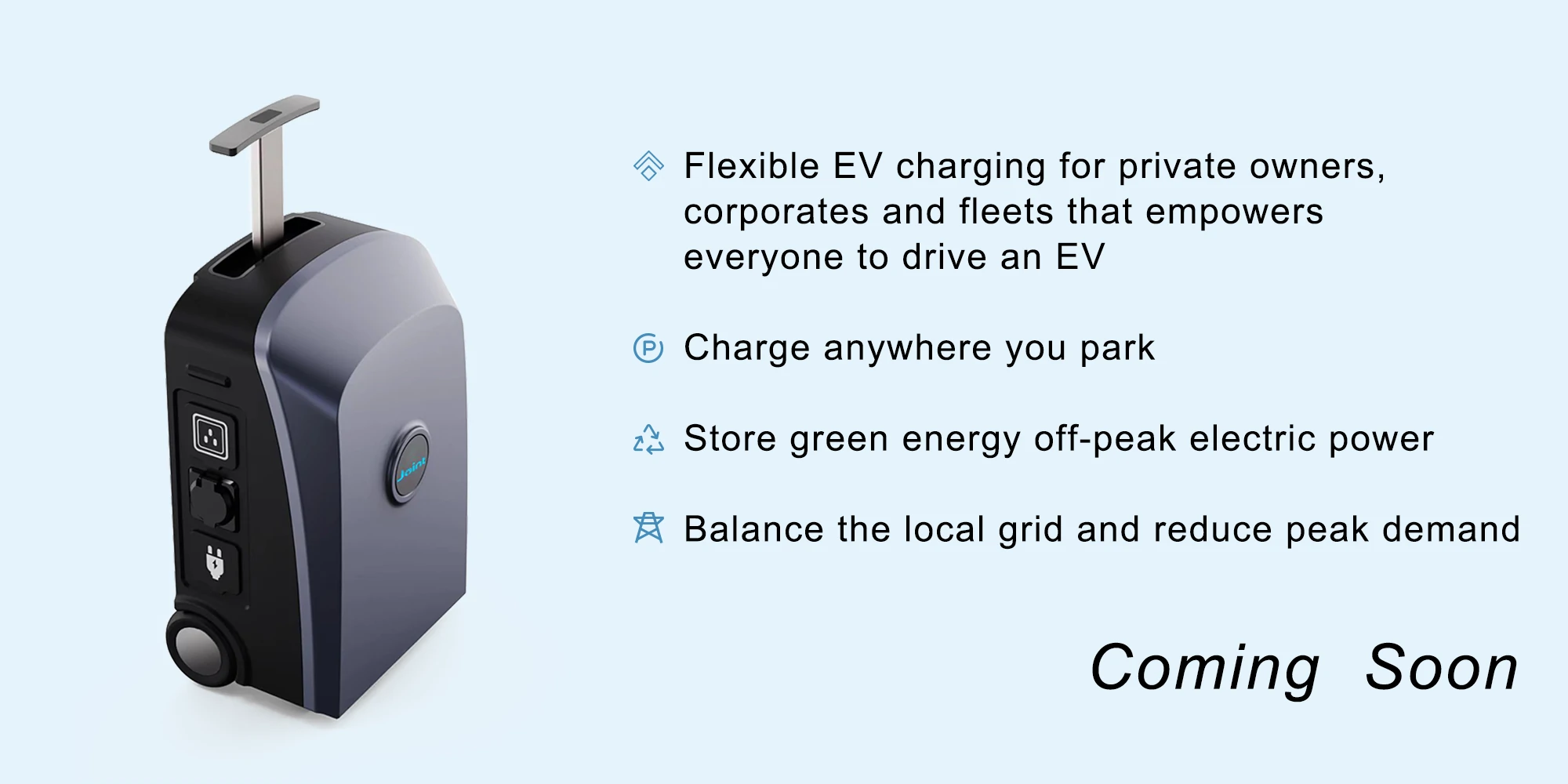 Joint Flexible EV Charger will help household who cant charge at home