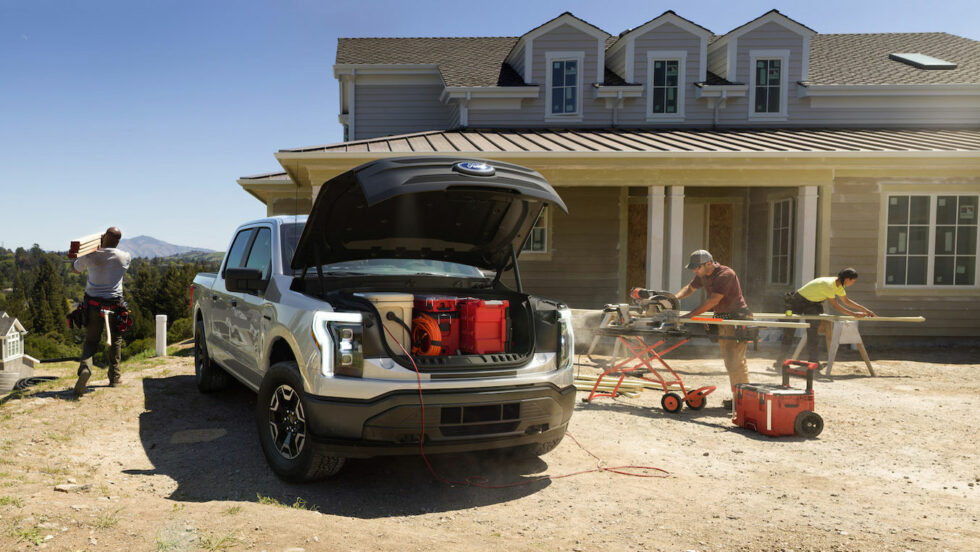 In the U.S., the Ford F-150 Lightning will be one of the first production models to feature bi-directional charging technology.