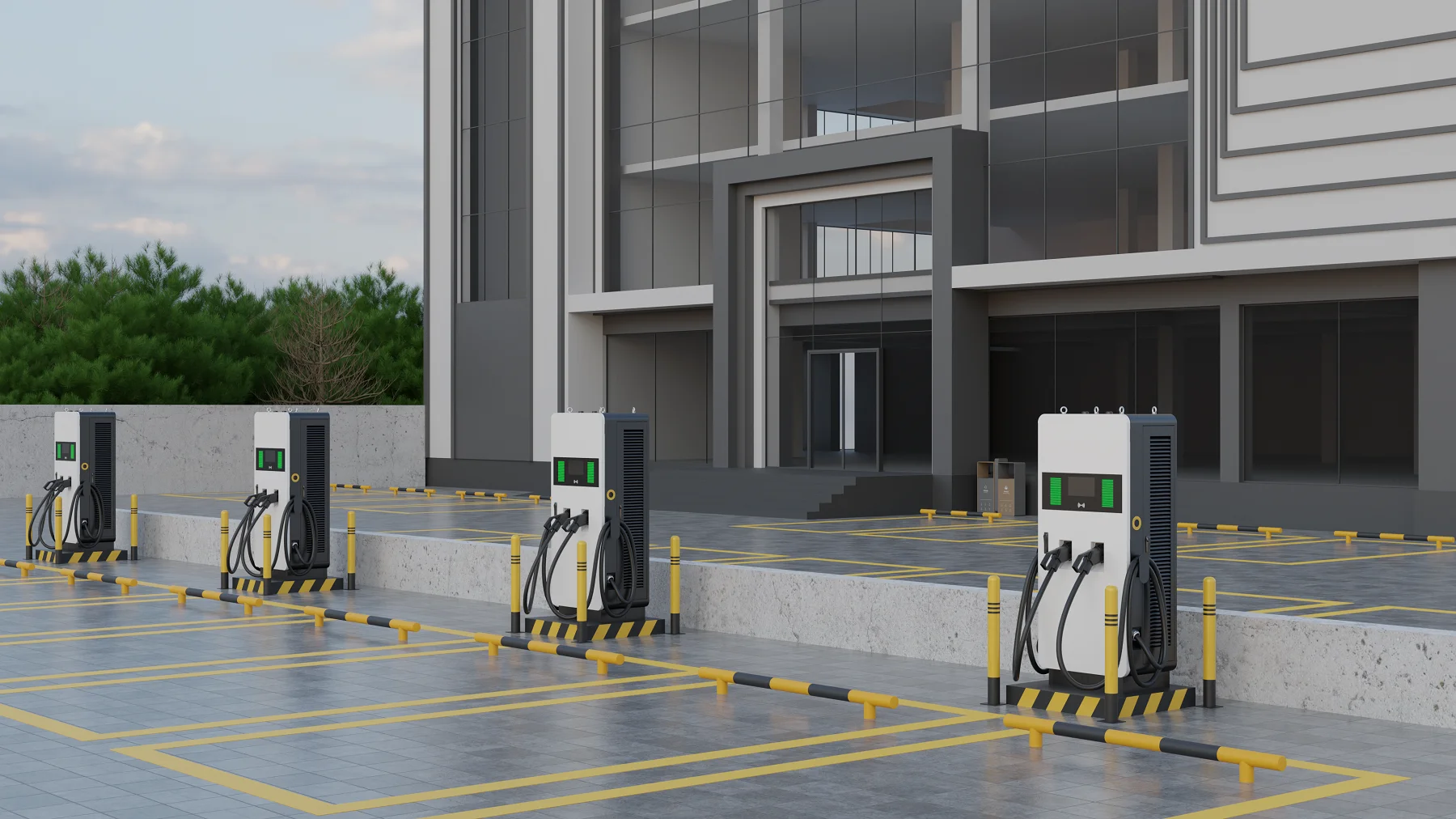 EVD100 180kw DC Charger EV Fleet