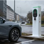 EVM007 7.4kw 22kw mode 3 dual socket AC EV Charger and Pole in one EVM007 7.4kw 22kw mode 3 dual socket AC EV Charger and Pole in one