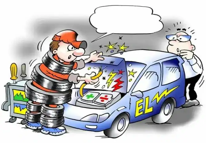 The EV internal parts are not well maintained, the value and safety of the vehicle will be greatly reduced